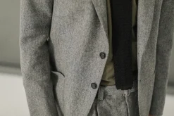 Drapeau Noir Blazer semi-entoilé flanelle light Grey Store