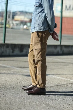 Drapeau Noir Cargo Pants Velours Beige Best