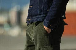 Drapeau Noir Cargo Pants Velours Khaki Best