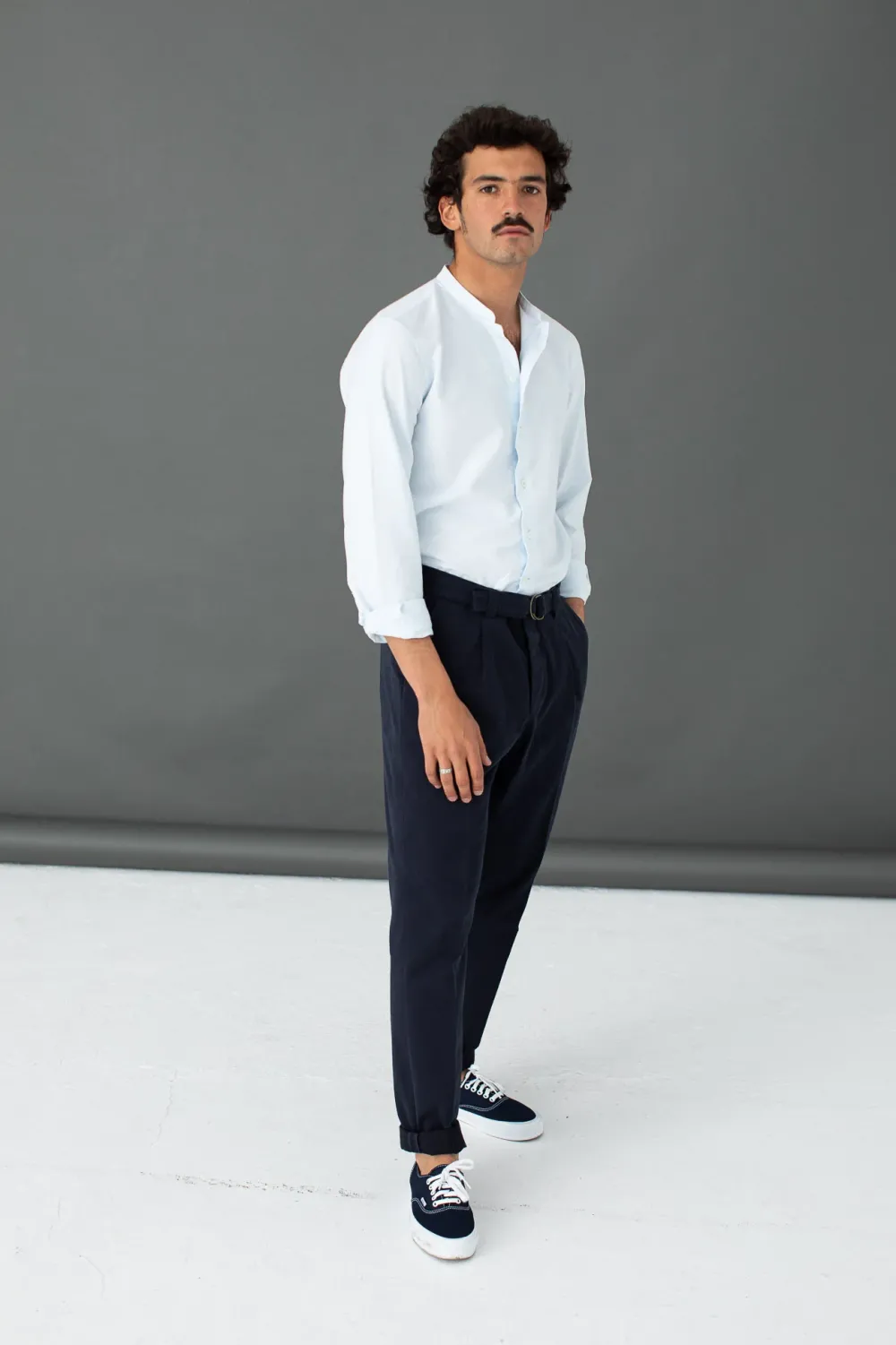 Drapeau Noir Chino Militaire à Pince Marine Store
