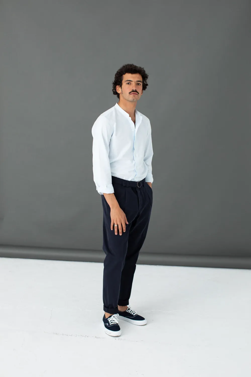 Drapeau Noir Chino Militaire à Pince Marine Store