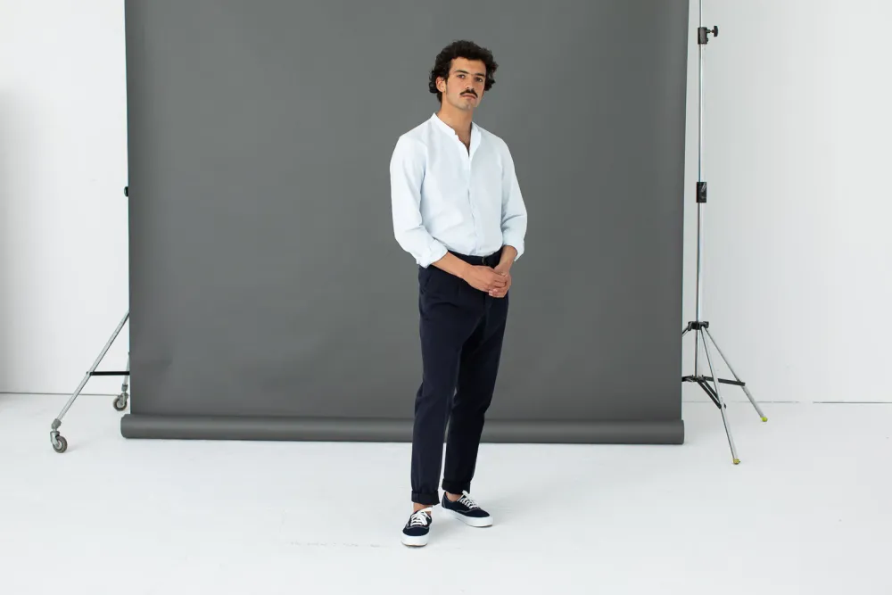 Drapeau Noir Chino Militaire à Pince Marine Store