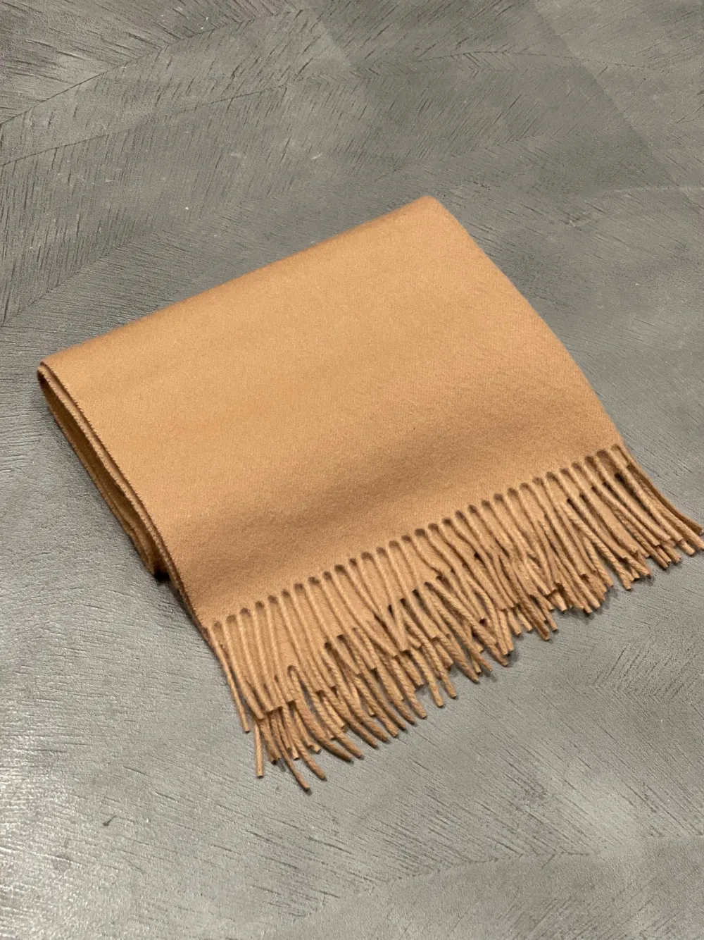 Drapeau Noir Echarpe Oversize En Laine d'Agneau Beige Cheap
