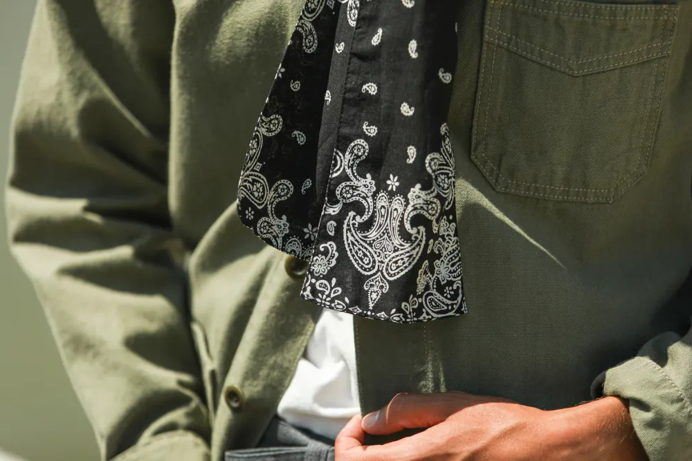 Drapeau Noir Foulard Bandana Japonais Black Online