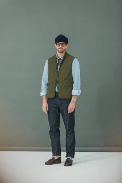 Drapeau Noir Gilet Matelassé Primaloft®️ Khaki Sale