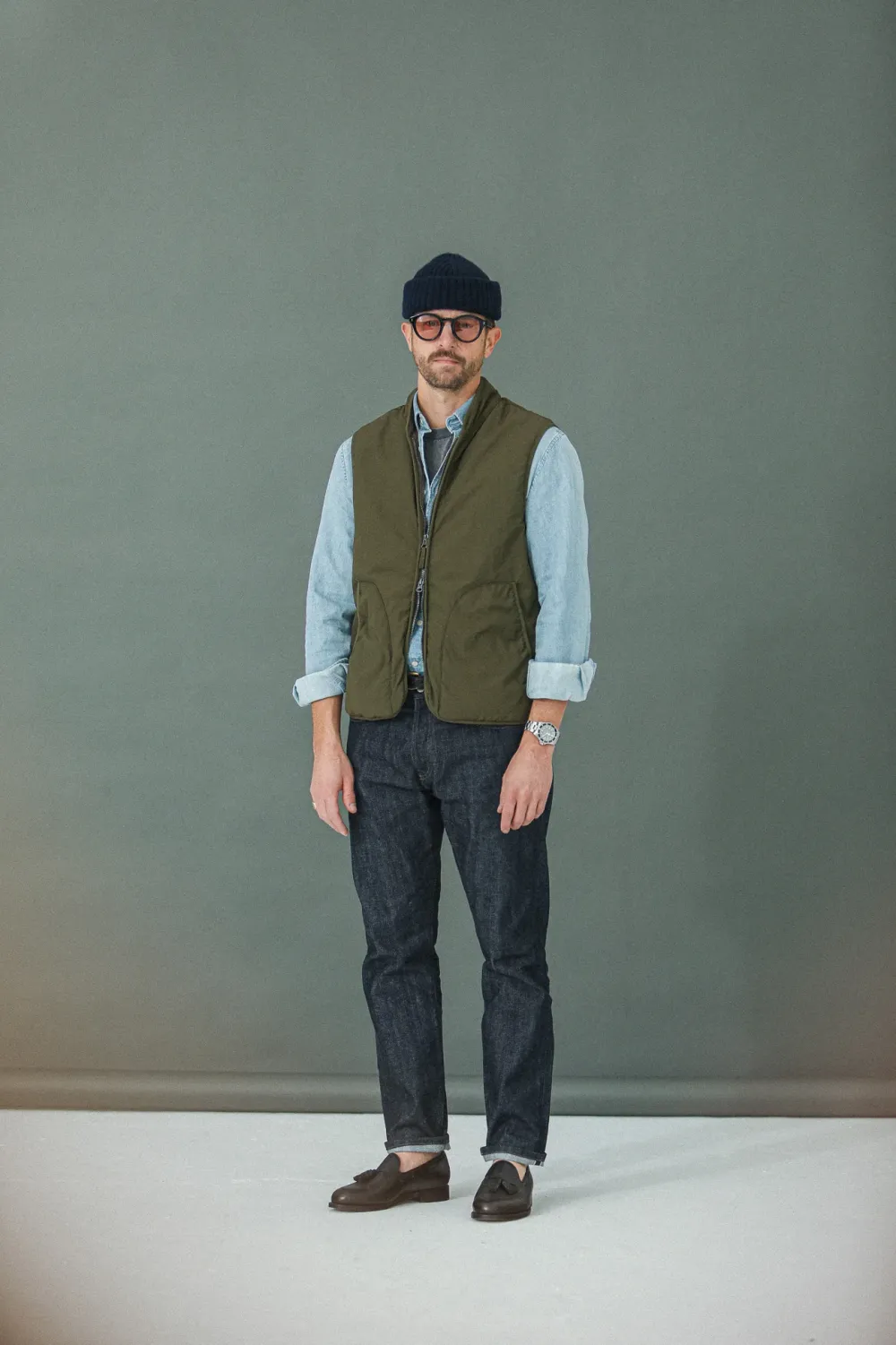 Drapeau Noir Gilet Matelassé Primaloft®️ Khaki Sale