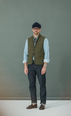 Drapeau Noir Jean Japanese Selvedge Brut - Tapered Fit Indigo Outlet