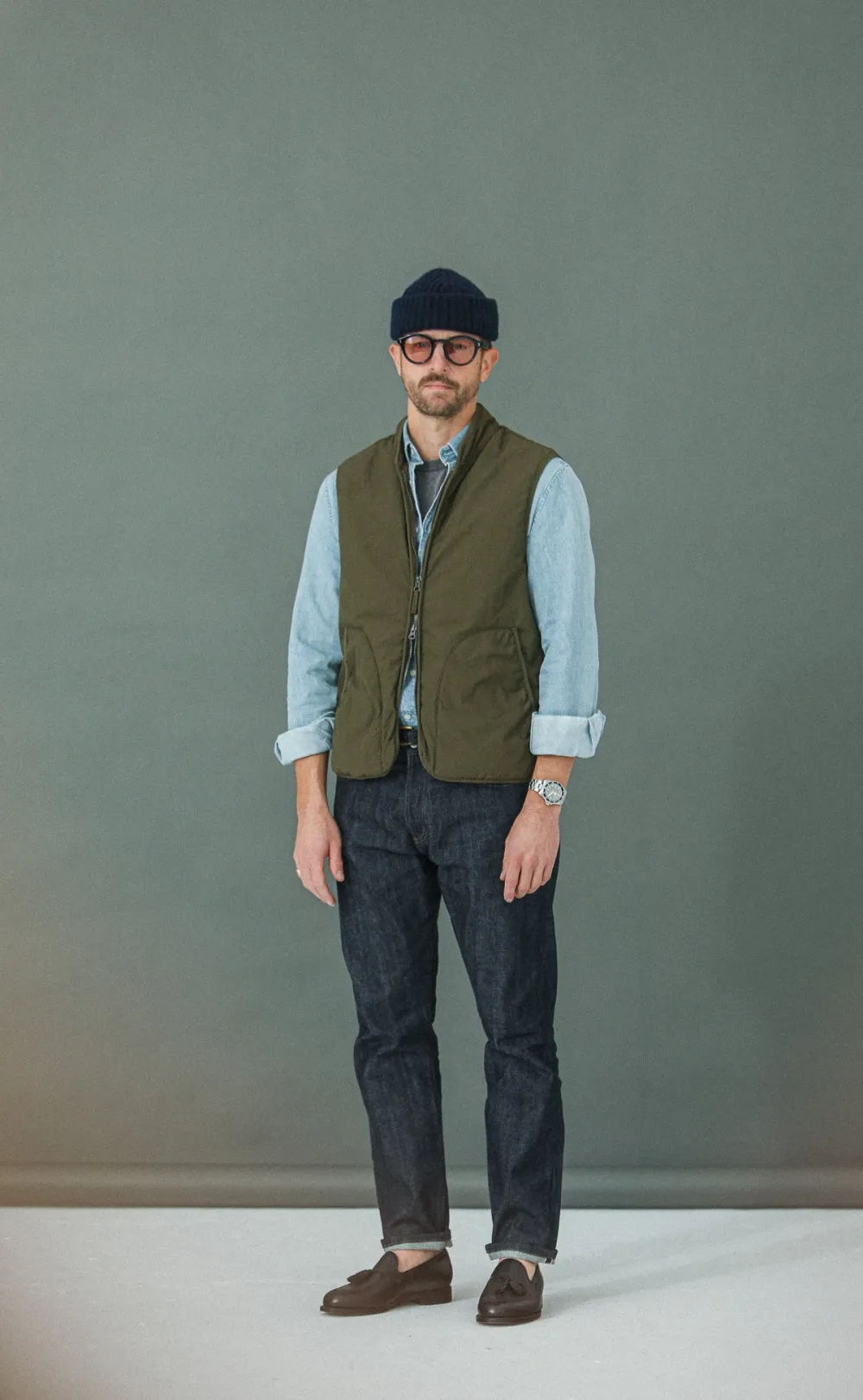 Drapeau Noir Jean Japanese Selvedge Brut - Tapered Fit Indigo Outlet