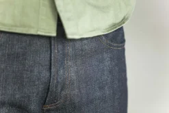 Drapeau Noir Jean Kurabo Selvedge Brut Indigo Outlet
