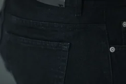 Drapeau Noir Jean Selvedge - Athletic Fit Noir Cheap