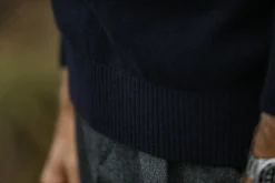 Drapeau Noir Pull Col Roulé Pure Laine Marine Navy Flash Sale