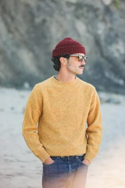 Drapeau Noir Pull Shetland 