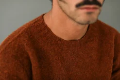 Drapeau Noir Pull Shetland