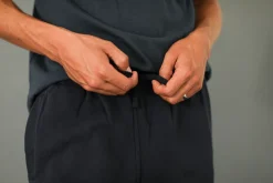 Drapeau Noir Short Molleton Vintage Marine Navy Fashion