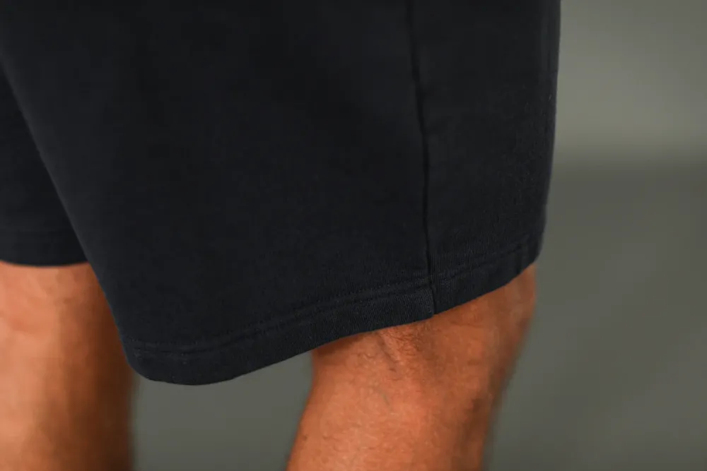 Drapeau Noir Short Molleton Vintage Marine Navy Fashion