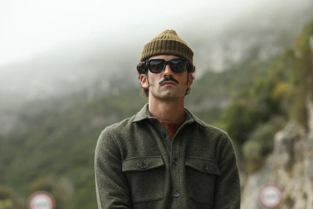 Drapeau Noir Surchemise Lambswool Khaki Sale