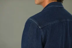 Drapeau Noir Surchemise Militaire Denim Indigo Sale