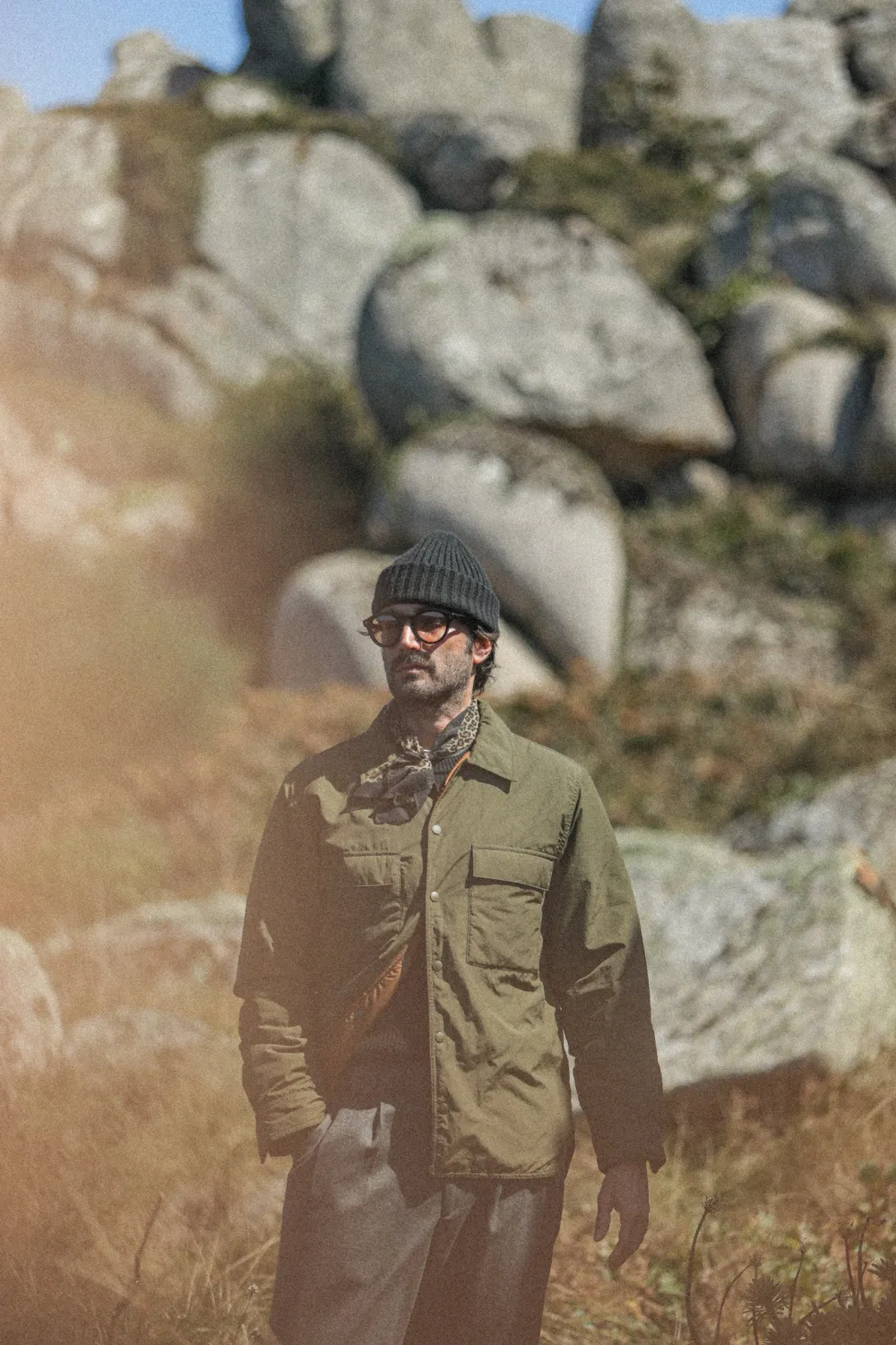 Drapeau Noir Surchemise Technique Primaloft®️ Army Green Khaki Best