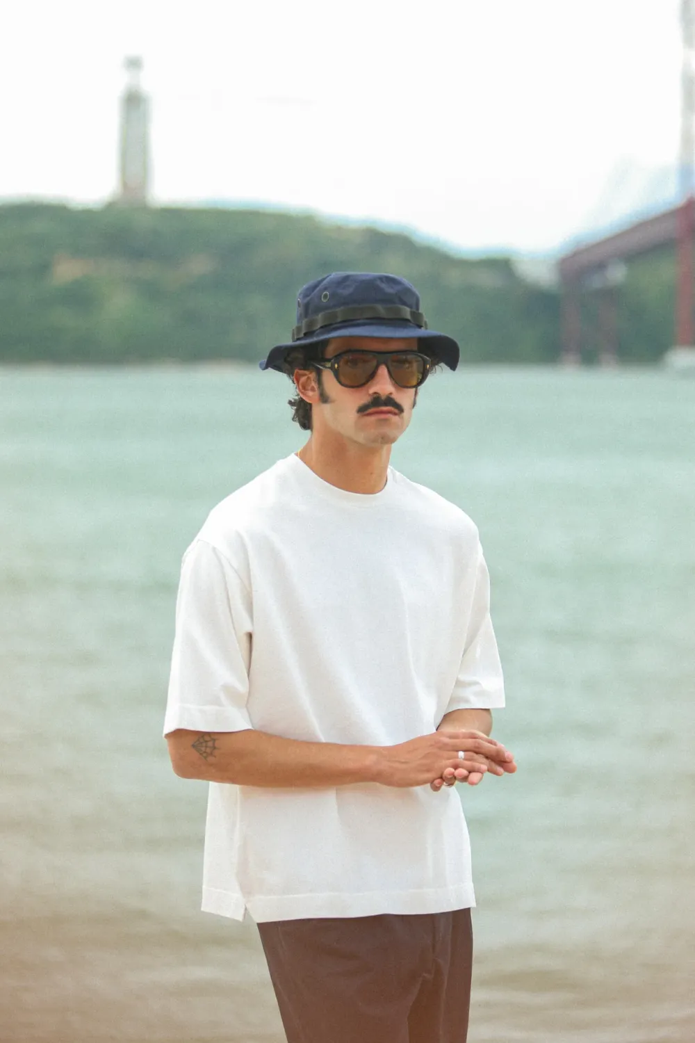Drapeau Noir Tee-Shirt Comfort Oversized Cream Shop