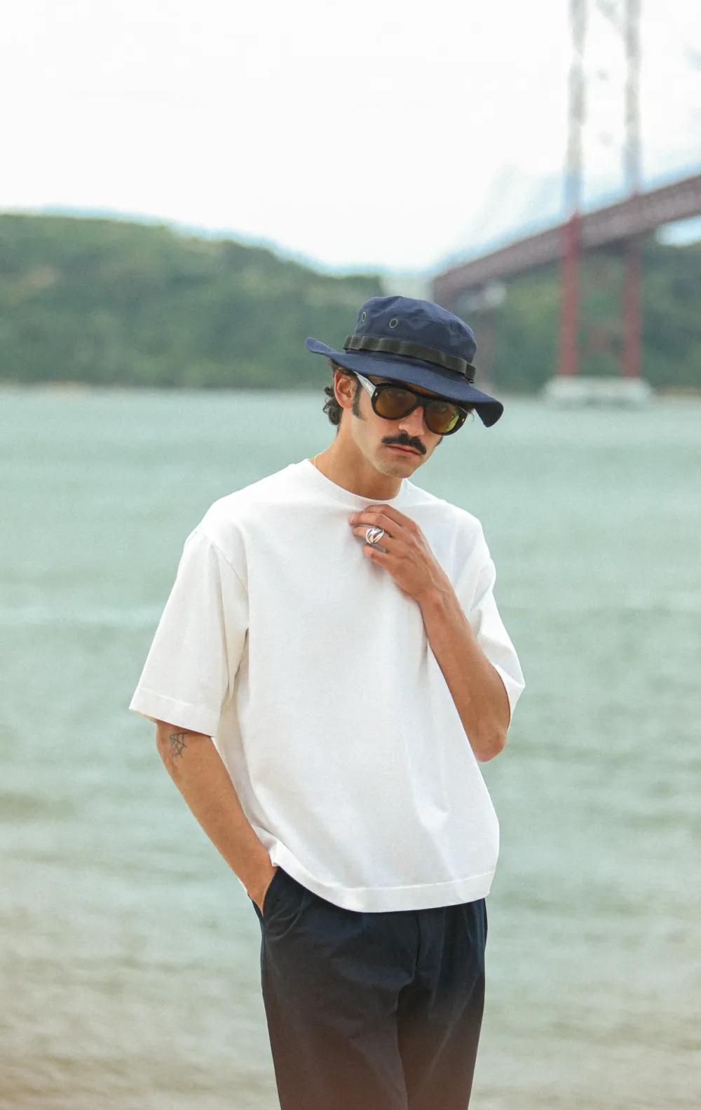 Drapeau Noir Tee-Shirt Comfort Oversized Cream Shop