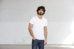 Drapeau Noir Tee-shirt Pocket Blanc White Clearance