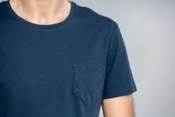 Drapeau Noir Tee-shirt Pocket Marine Navy Clearance