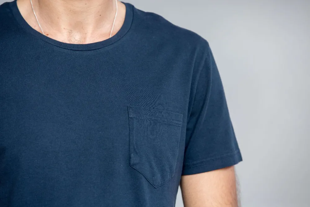 Drapeau Noir Tee-shirt Pocket Marine Navy Clearance
