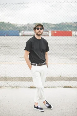 Drapeau Noir T-shirt Confort Noir Online