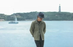 Drapeau Noir Veste Worker Canvas Japonais Khaki - New Fit Sale